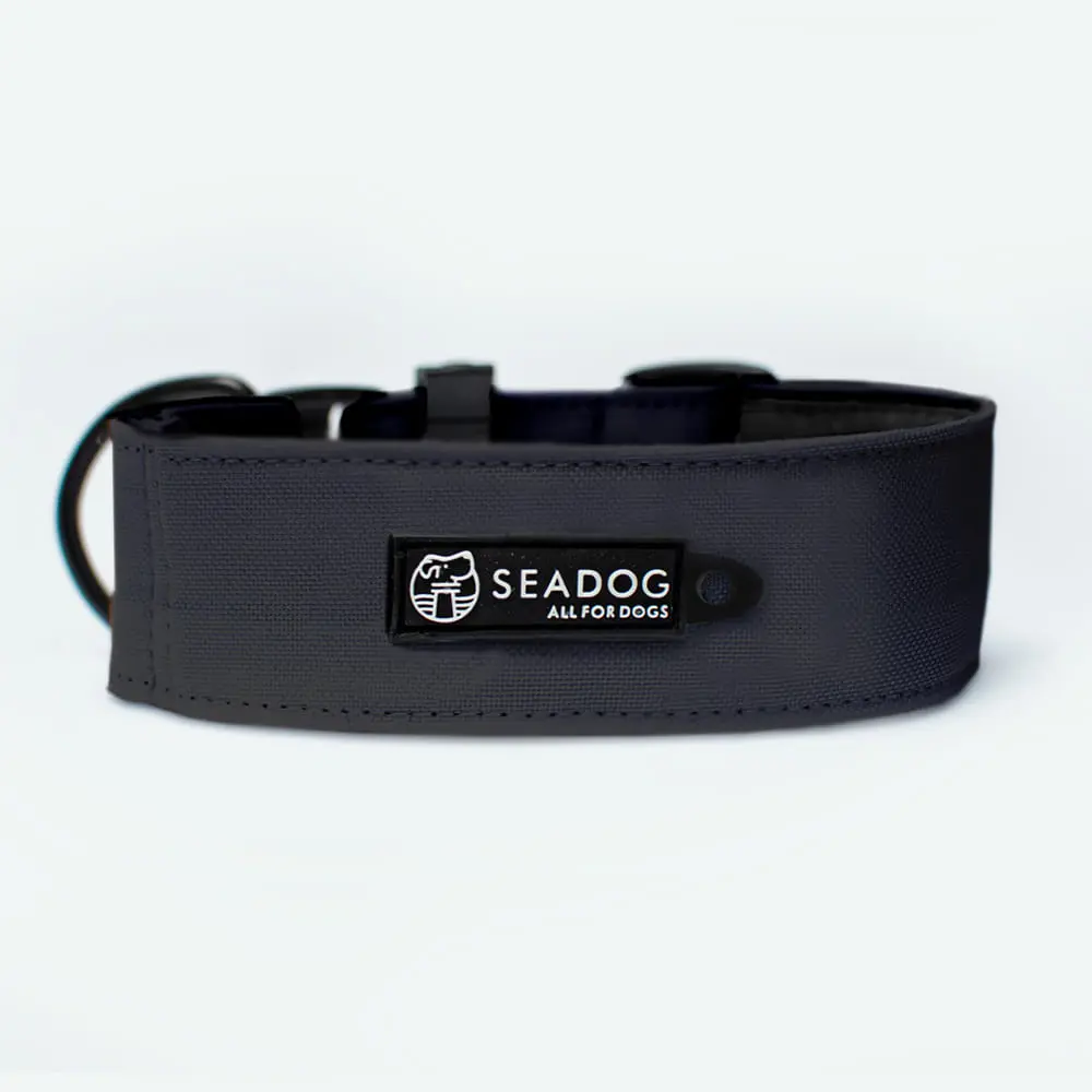 Obroża dla Charta SOFT 40mm "Czarny" półzaciskowa data-lazy-src=