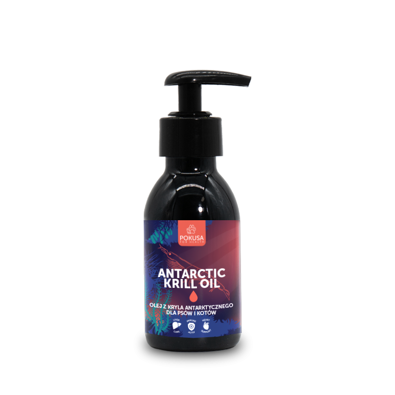 Pokusa - Antarctic Krill Oil - Olej z Kryla Antarktycznego 100ml