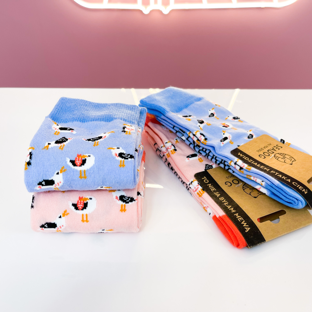 Skarpetki "To nie ja byłam mewą" data-lazy-src=