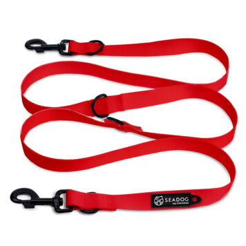 Smycz przepinana dla psa lub kota COLOR "Czerwień" Wysyłka 24h