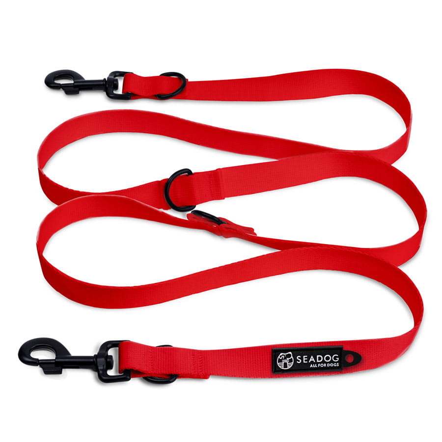 Smycz przepinana dla psa lub kota COLOR "Czerwień" Wysyłka 24h