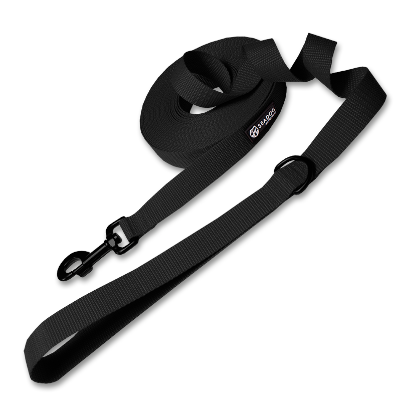 Smycz treningowa dla psa "Czarny" data-lazy-src=