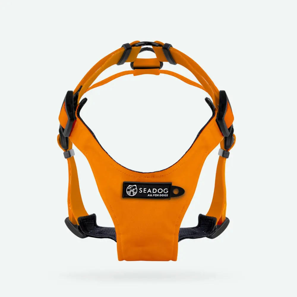 Szelki bezuciskowe dla psa lub kota COLOR "Pomarańcz" data-lazy-src=