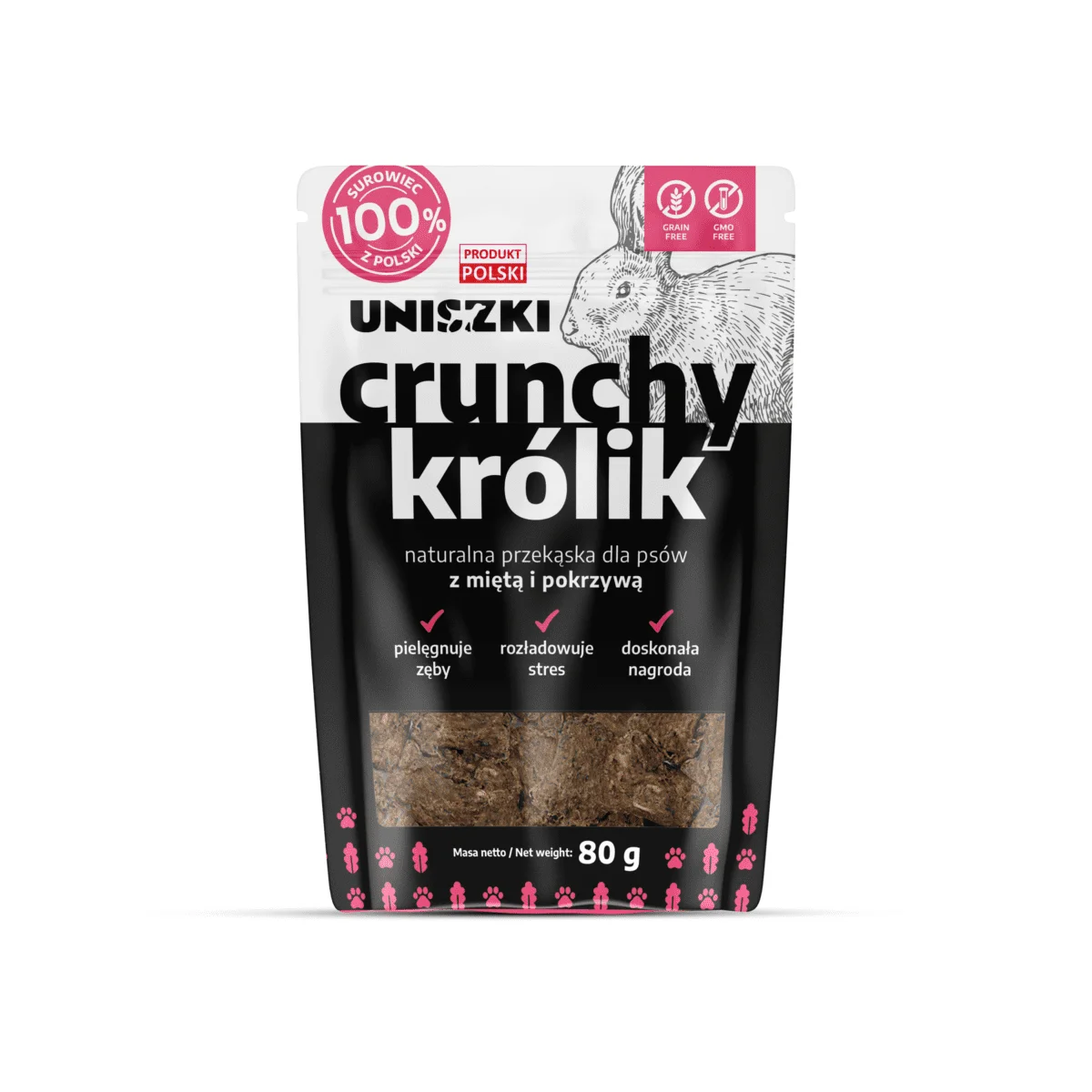 Uniszki Crunchy królik	80g