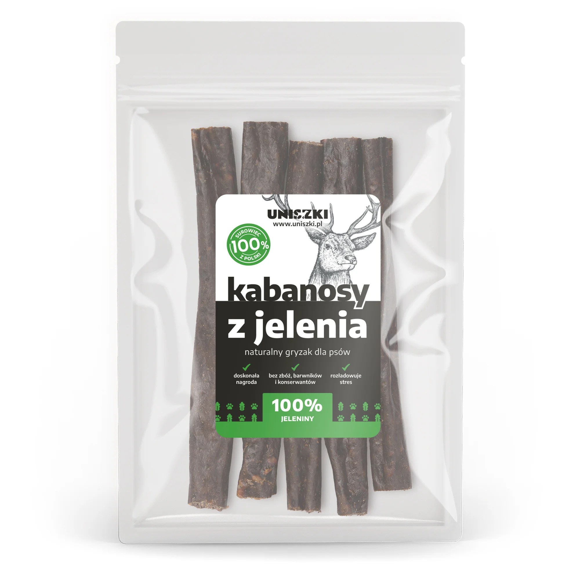 Uniszki Kabanosy z jelenia 100g