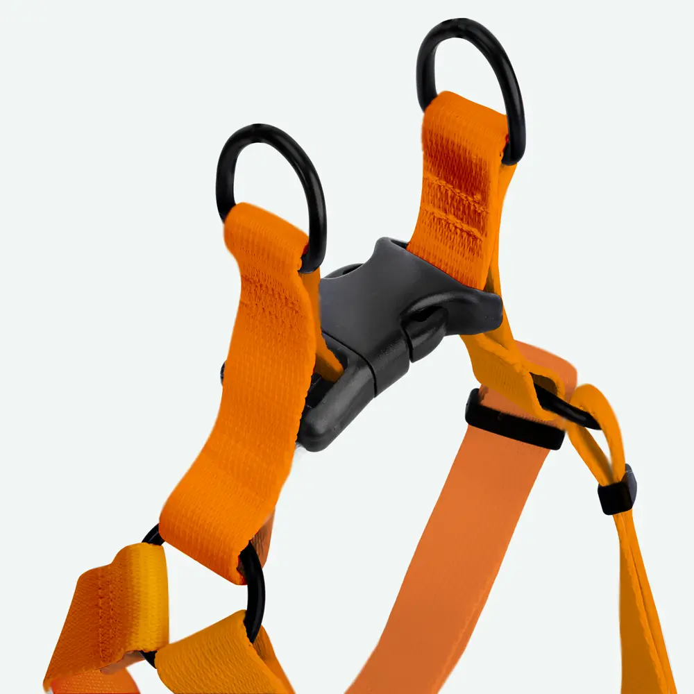 Szelki walk-in dla psa COLOR “Pomarańcz” data-lazy-src=