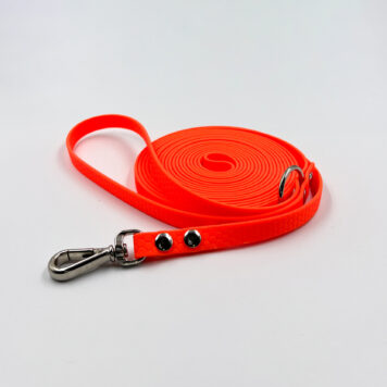 Wodoodporna Smycz treningowa dla psa "Pomarańczowy neon"