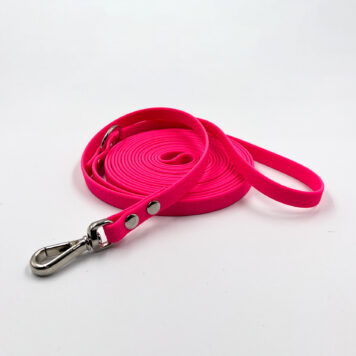 Wodoodporna Smycz treningowa dla psa "Różowy neon"