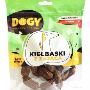 DOGY - Kiełbaski z zająca 100g