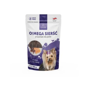 POKUSA - O!mega sierść - Naturalny przysmak - łosoś i daktyl 60g