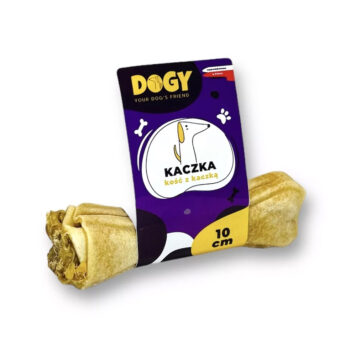 DOGY - Kość z kaczką i jabłkiem 10cm