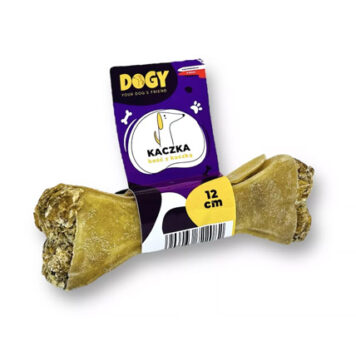 DOGY - Kość z kaczką i jabłkiem 12cm