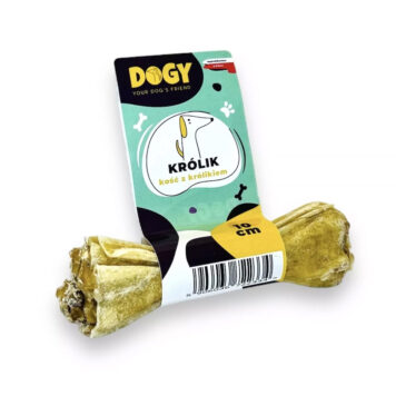 DOGY - Kość z królikiem i marchewką 10cm