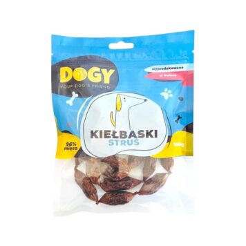 DOGY - Parówki Struś z Malinami 7szt