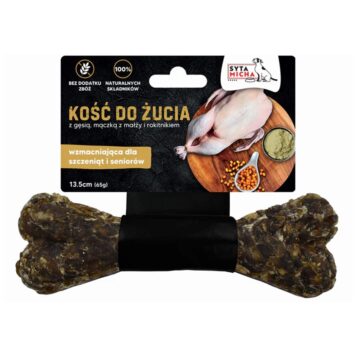 Syta Micha - Kość do żucia wzmacniająca dla szczeniąt i seniorów 13,5 cm