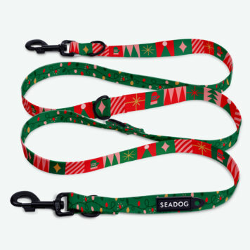 Smycz przepinana dla psa  "It's TIIIME!" 3 m