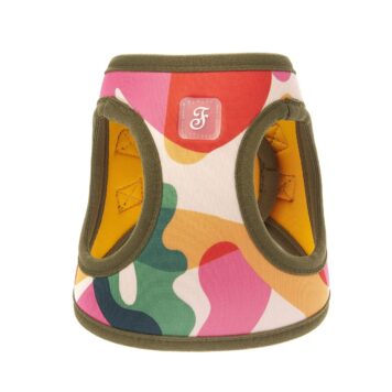 olorowe szelki dla mikropsa Ferribiella Camouflage - różowo zielony wzór dla chihuahua rozmiar XS