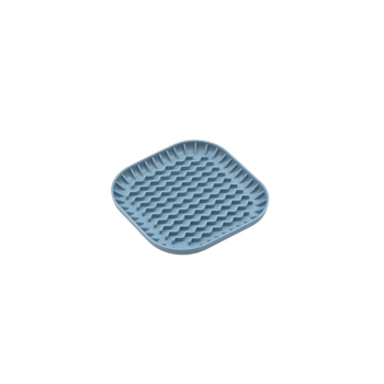 Jasnoniebieska mata do lizania dla psa Fiboowl S - błękitna tacka antystresowa