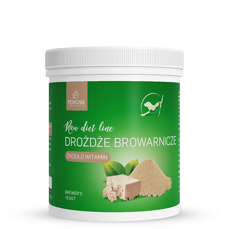 Drożdże browarnicze dla psa Pokusa RawDietLine 250g - suplement na sierść i trawienie