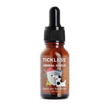 Naturalne krople spot-on Tickless dla psa