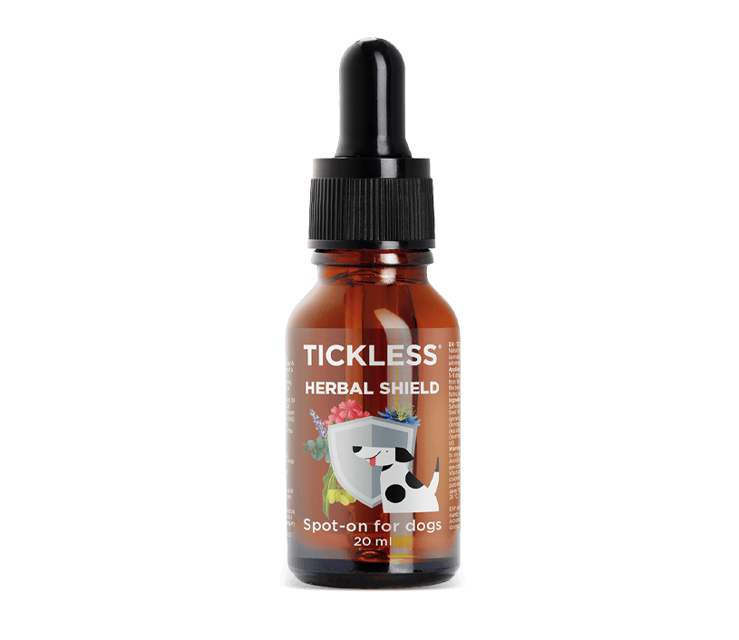 Naturalne krople spot-on Tickless dla psa