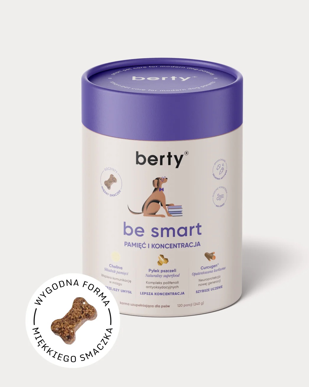 Suplement dla szczeniaka na mózg Berty Be Smart