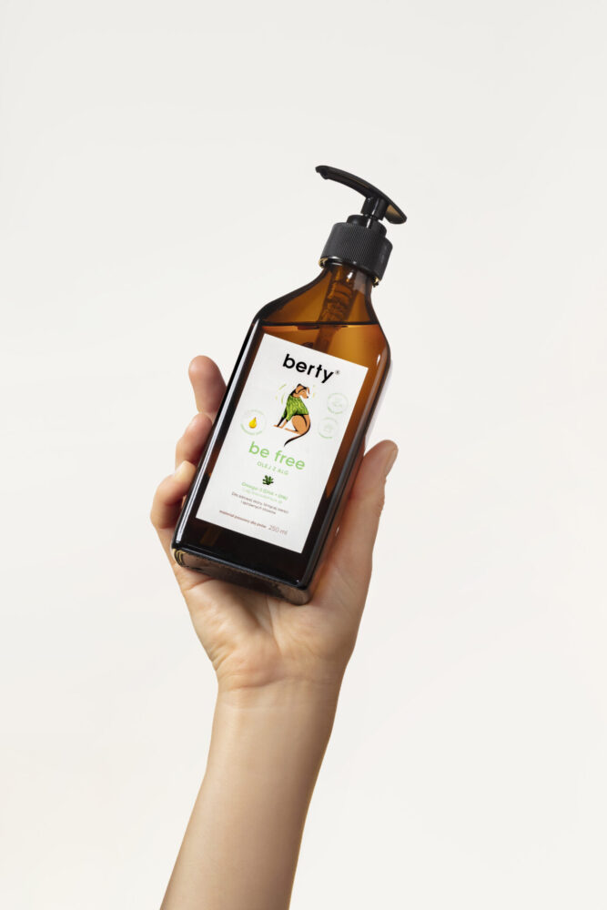 Olej DHA z alg dla psa Berty be free