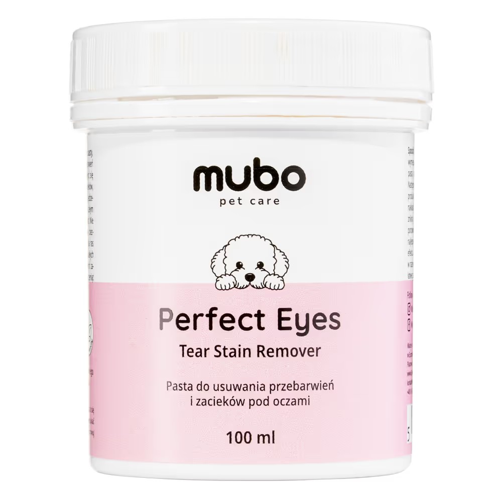 Mubo Perfect Eyes Tear Stain Remover pasta 100ml – usuwanie zacieków pod oczami psa i kota