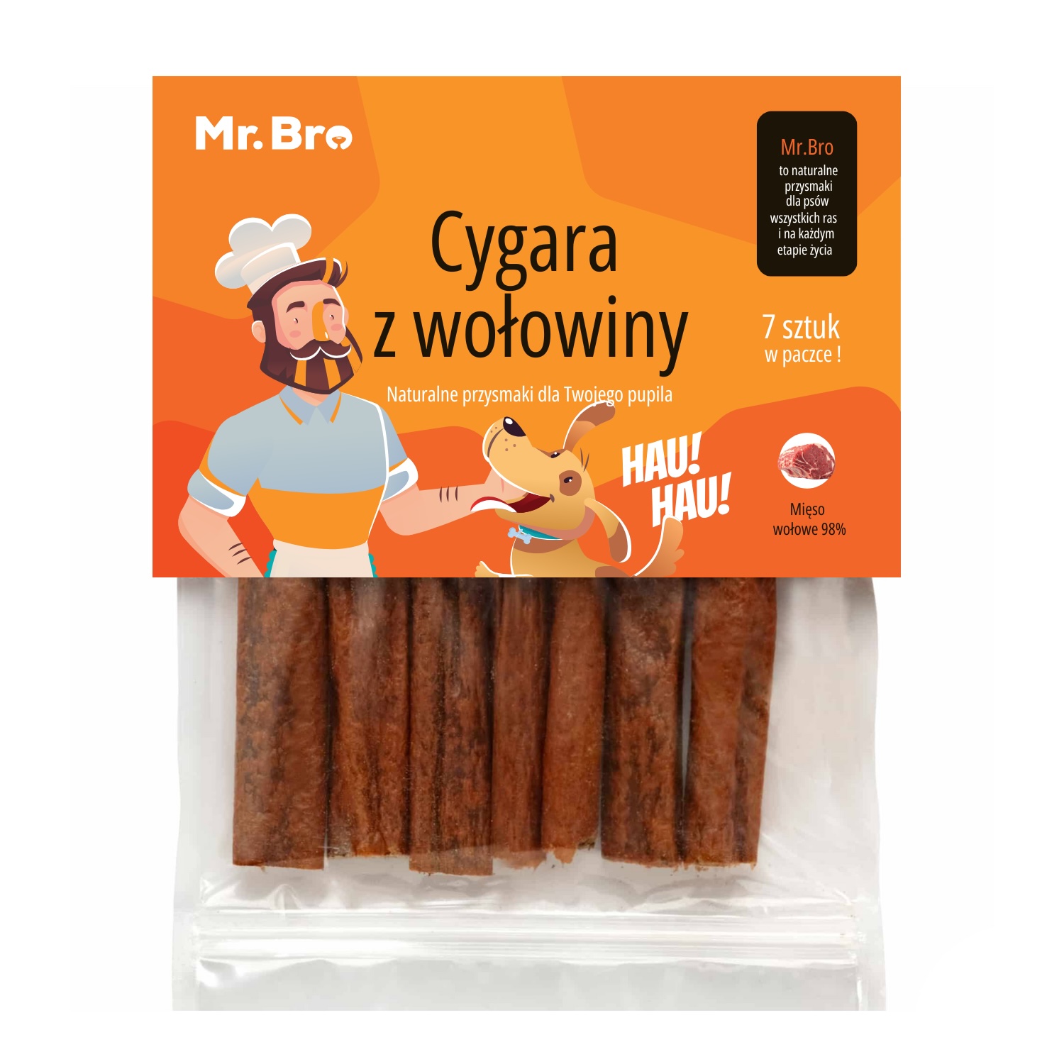 Mr bro cygara z wolowiny dla psa