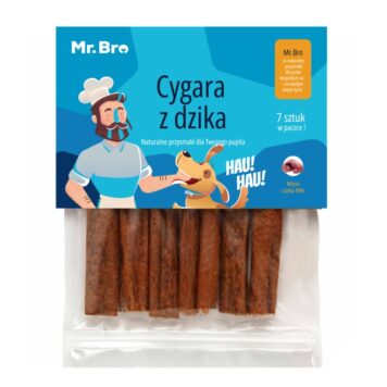 Mr.Bro Cygara z Dzika 175g dla psa kiełbasa