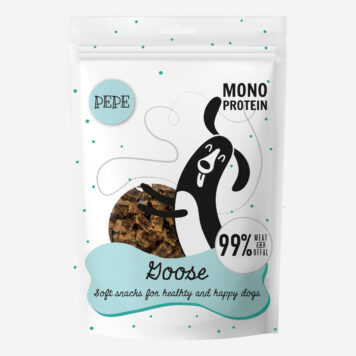 Przysmak dla psa PEPE Goose gęś 70g – monobiałkowy novel protein z gęsi