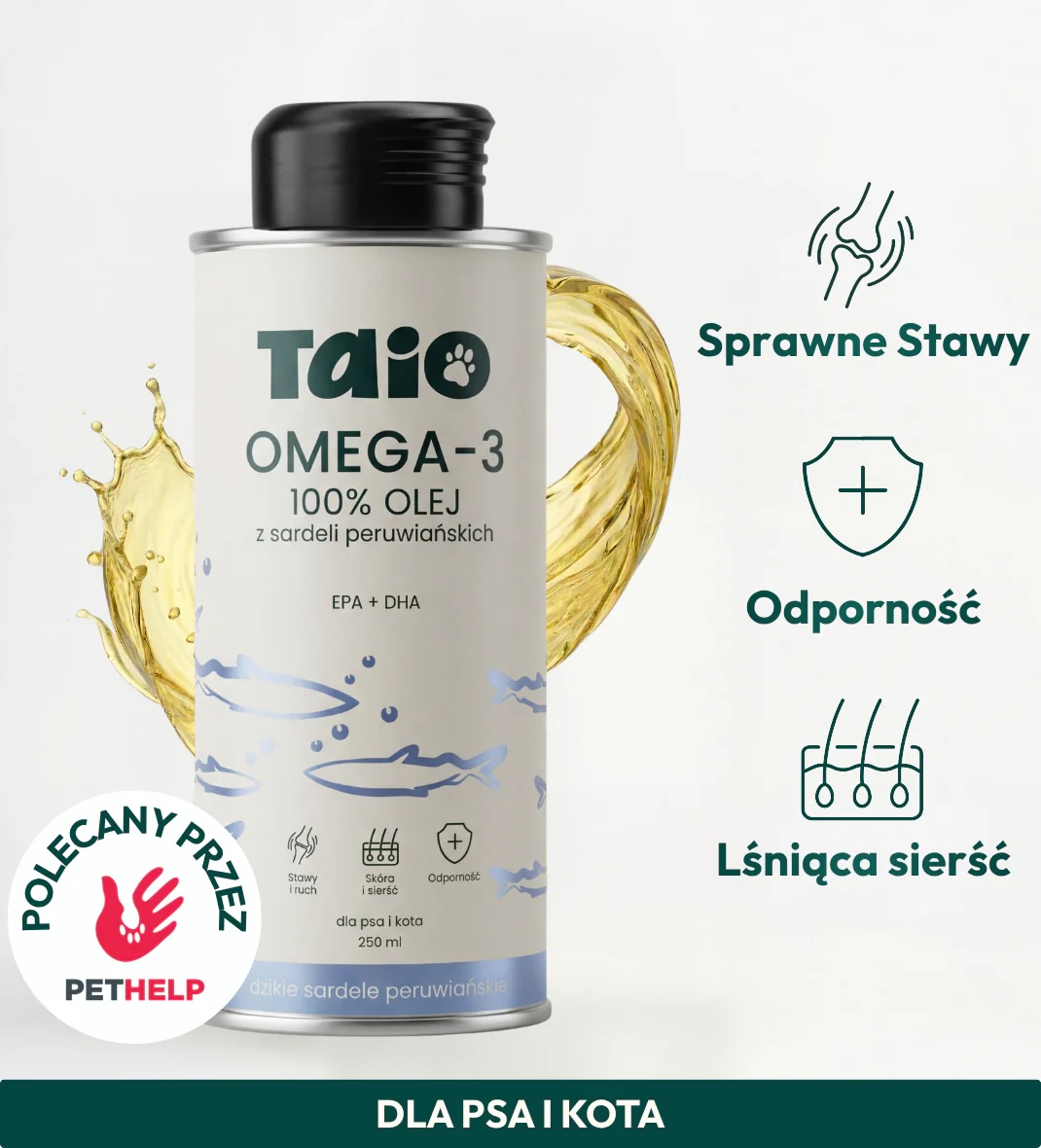 Olej z sardeli peruwiańskiej TAiO.