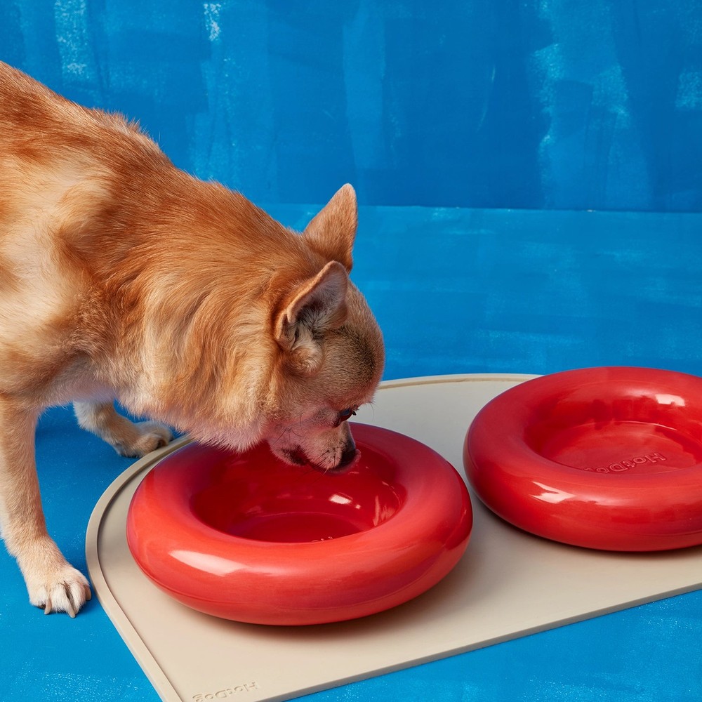 HotDog Pets Ceramic Bowl Red S - ceramiczna miska dla psa ręcznie robiona w Hiszpanii